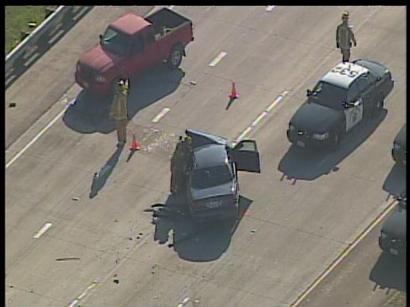 All lanes were blocked All lanes were blocked