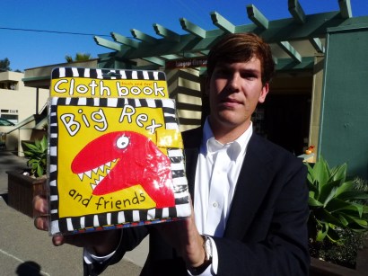 Sealy warned parents about the lead content in this cloth book.