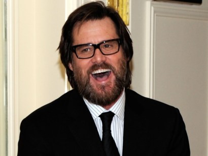 We assume Jim Carrey lost the beard in order to play Ebeneezer Scrooge. We assume Jim Carrey lost the beard in order to play Ebeneezer Scrooge.