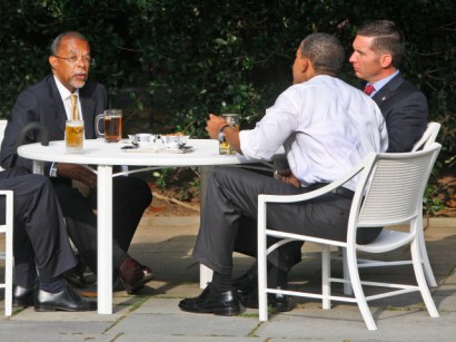 "I offered to get his kids into Harvard, if he doesn't arrest me ever again." –Henry Louis Gates, Jr., on his "Beer Summit" with Sgt. Joseph Crowley. "I offered to get his kids into Harvard, if he doesn't arrest me ever again." –Henry Louis Gates, Jr., on his "Beer Summit" with Sgt. Joseph Crowley.