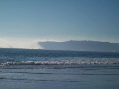 the fog in coranado takes point loma the fog in coranado takes point loma