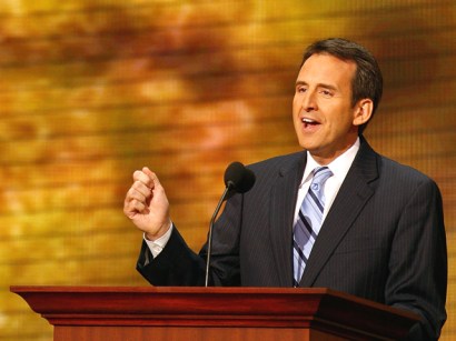 Gov. Tim Pawlenty called President Obama an "extreme left liberal" Friday, saying members of the media like Chris Matthews have a "man crush" on the commander in chief. Gov. Tim Pawlenty called President Obama an "extreme left liberal" Friday, saying members of the media like Chris Matthews have a "man crush" on the commander in chief.