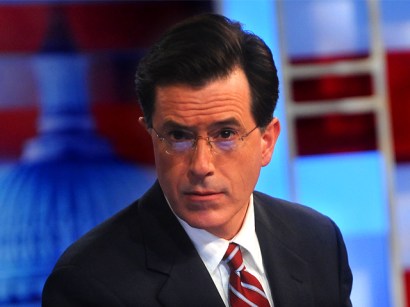 Stephen Colbert is going for gold. Stephen Colbert is going for gold.