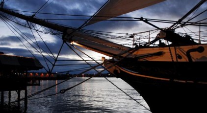 Snuggle Under the Mast and Catch The Perfect Storm