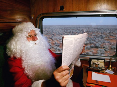 Holiday Train with Our Favorite Jolly Ol' Chap