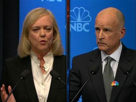Brown, Whitman Promise More Debt