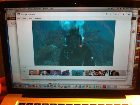Google+ Hosts 1st Underwater Hangout 