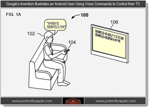 Patent Shows Google Working on Voice Control TV