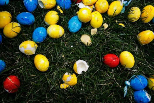Easter Eggs and Big Trains