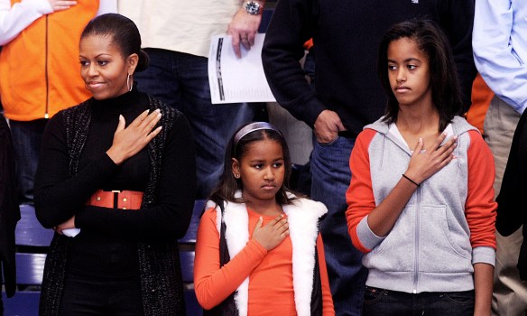 First Daughters Too Young For Facebook: Michelle