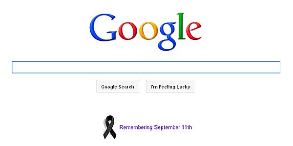 Google Drops the Doodle for 9/11