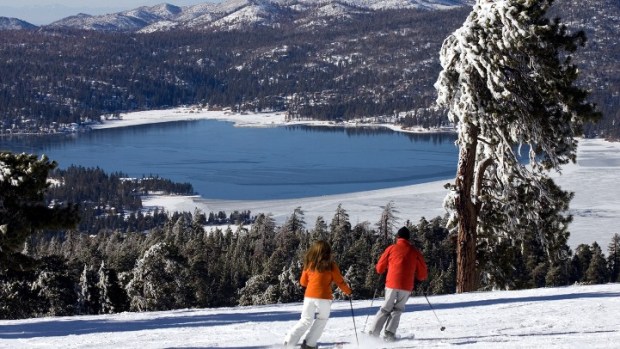 Skiing at Big Bear Opens