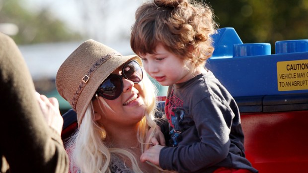 Pop Star Throws Birthday Bash for Son