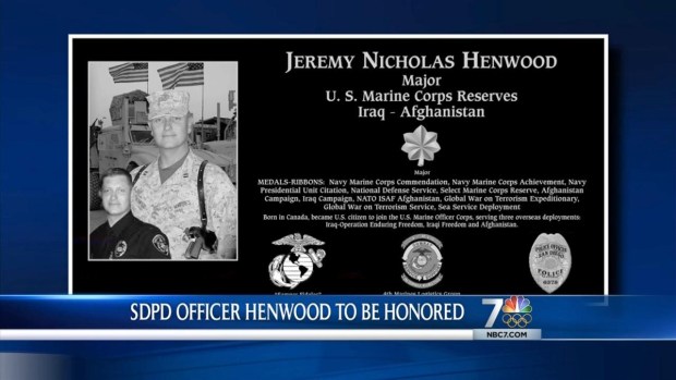 [DGO] Slain SDPD Officer Honored With Plaque