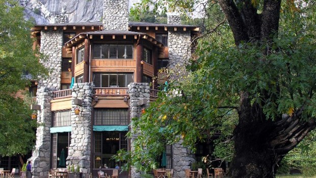 Raising a Glass at the Ahwahnee