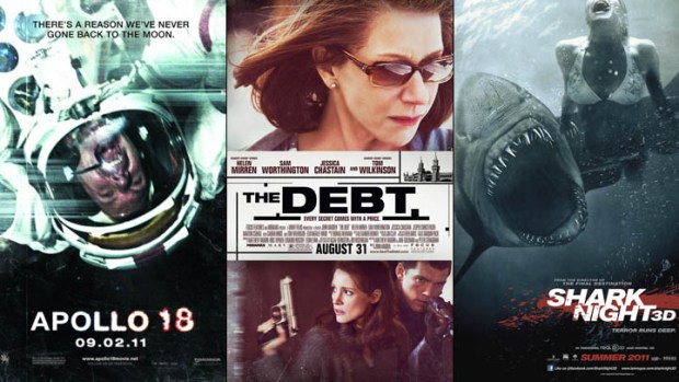 This Week's New Movies: "Apollo 18," "The Debt," Shark Night 3D" and More
