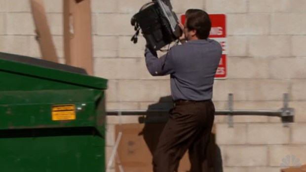 Ron Swanson Trashes Google Earth