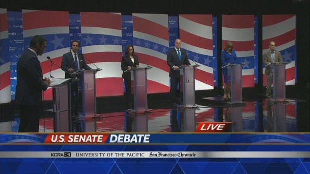 AM Alert: Kamala Harris, Loretta Sanchez meet for final primary debate