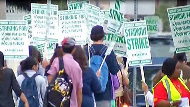 Workers Strike at UC Medical Centers