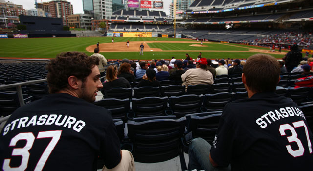 Rooting for SDSU and Strasburg