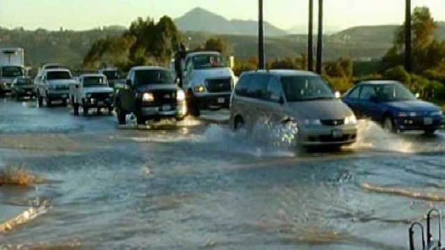 Highway Flooding Water Main Otay Mesa 