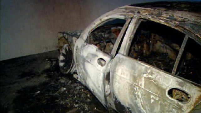 BMW Burns at San Diego Hilton Bayfront Garage