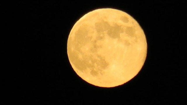 Blue Moon in San Diego Skies