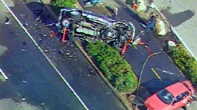 Pursuit Ends in Fiery, Fatal Crash