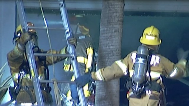 Fire Damages Used Car Company in El Cajon