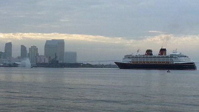 Disney Cruise Ship Wonder Visits San Diego: Images