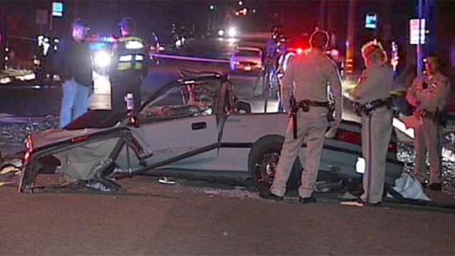 Fatal Police Pursuit Crash Oceanside, SR-78