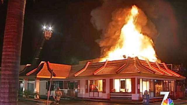 McDonald's Fire Escondido 