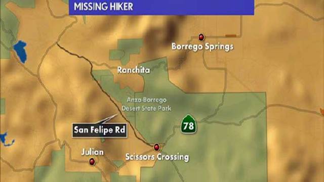 Hiker Missing in the Badlands Near Borrego Springs: Images