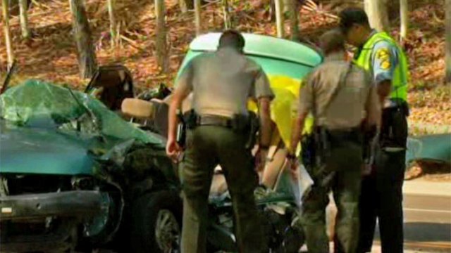 Accident Injures Four in Poway
