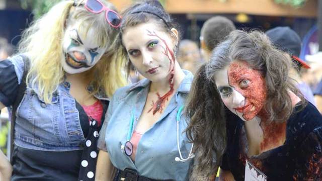 Zombies Invade San Diego's Gaslamp