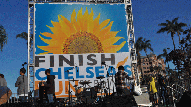 Chelsea's Run Draws a Crowd