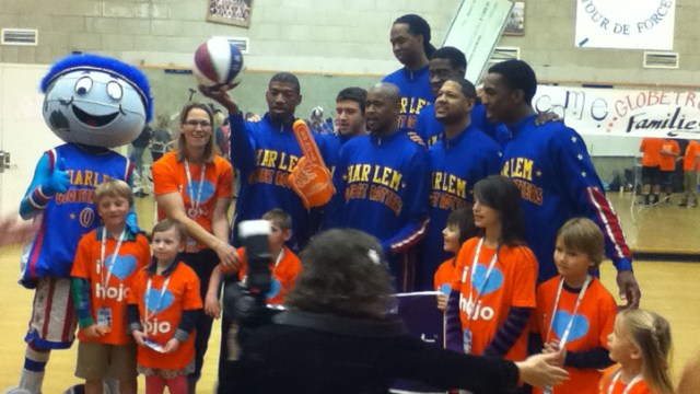 Globetrotters Show Off Their Skills
