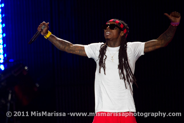 Lil Wayne & Co. at the Cricket