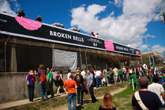 Screen Grabs: Broken Bells Pop Up in a Parking Garage