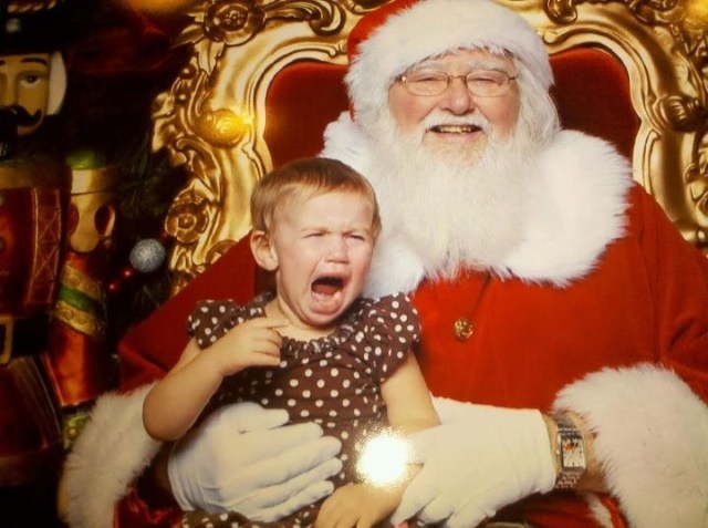 Merry Meltdowns on Santa's Lap