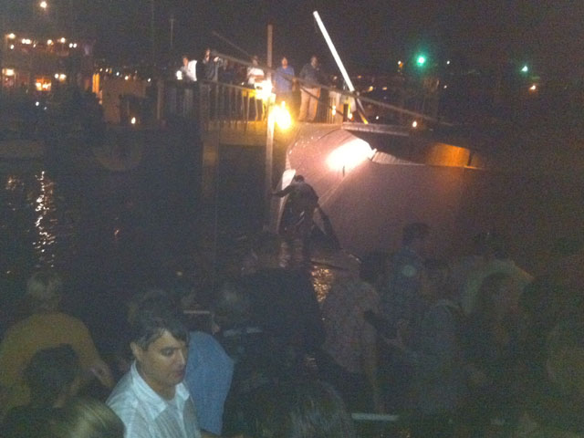 Images: Bahia Belle Dock Collapse