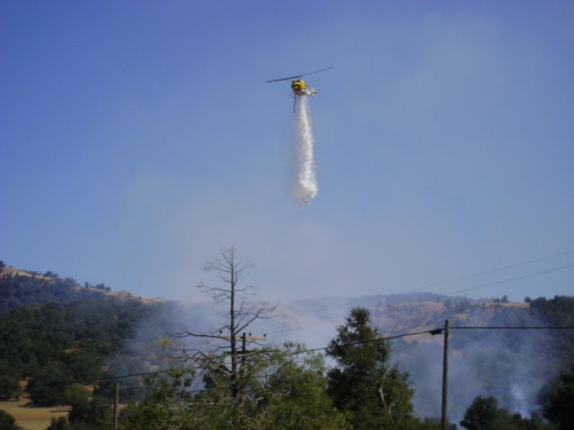 Firefighters Battle Flames in Julian 