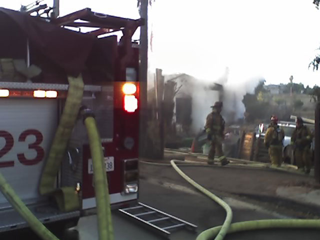 Cluttered Home Caught Fire