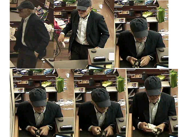 Elderly Bandit Strikes Again