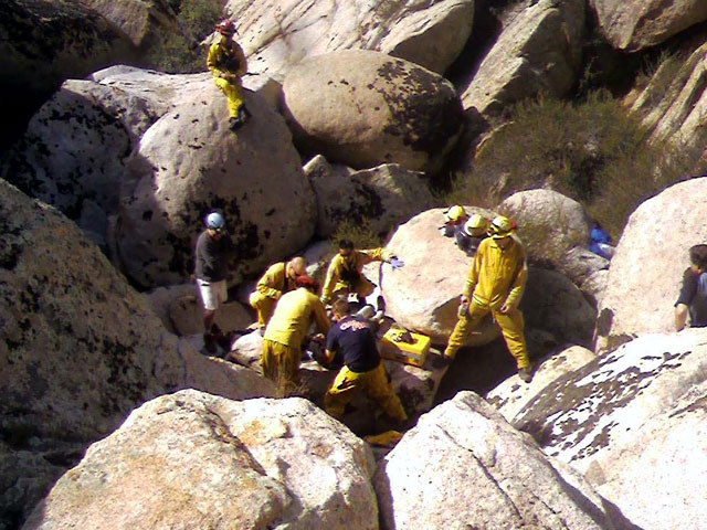 Sick Hiker Rescued from Canyon