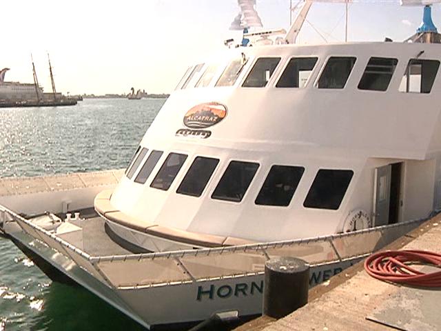 Green Ferry Turns Heads Downtown