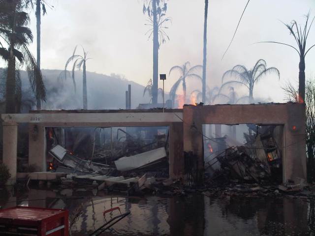 'Volcano Fire' Destroys Murrieta Home