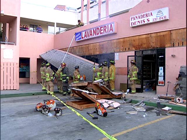 Golden Hill Store Awning Collapses