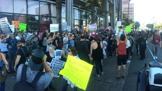Anti-Trump protests continue in New York, LA, Philadelphia