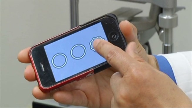 My Vision Track is an iPhone app that will allow people with degenerative eye disease test their vision any place, any time.